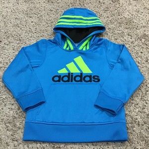 Adidas Kids Hoodie Size 5 super cute blue with highlight details
